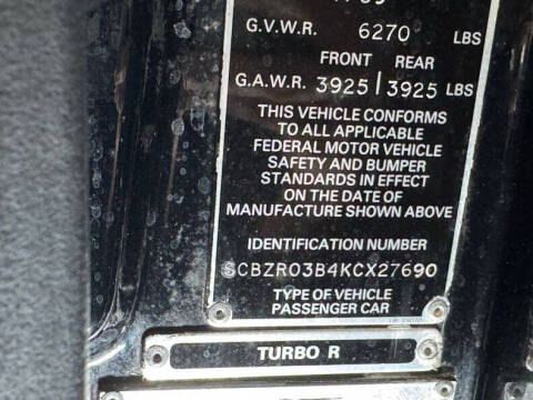 1989 Bentley Turbo R