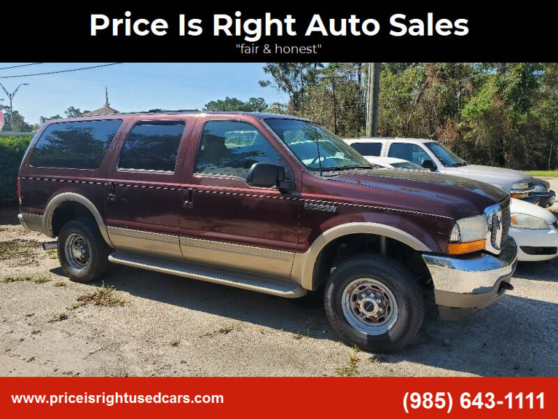 2000 Ford Excursion for sale at Price Is Right Auto Sales in Slidell LA