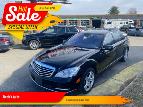 2010 Mercedes-Benz S-Class for sale at Beck's Auto in Chesterfield VA