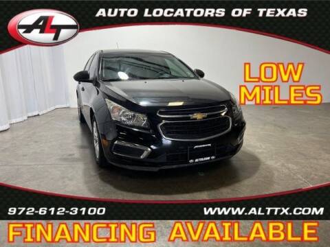 2016 Chevrolet Cruze Limited for sale at AUTO LOCATORS OF TEXAS in Plano TX