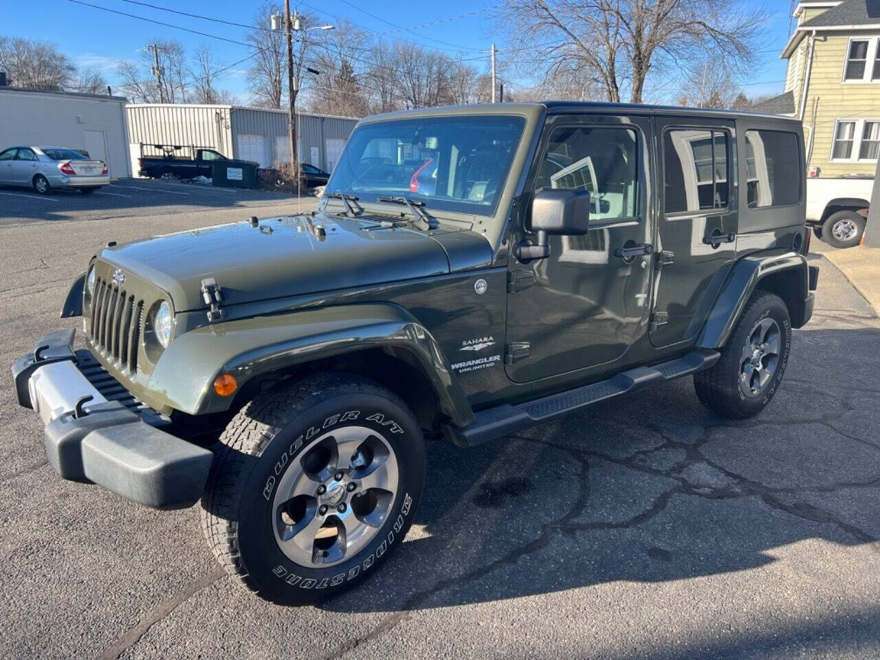 2015 Jeep Wrangler Unlimited for sale at James Motors Inc. in East Longmeadow, MA