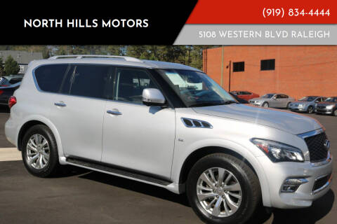 2017 Infiniti QX80 for sale at NORTH HILLS MOTORS in Raleigh NC