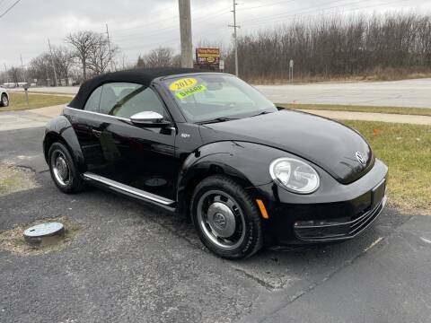 2013 Volkswagen Beetle Convertible for sale at VILLAGE AUTO MART LLC in Portage IN