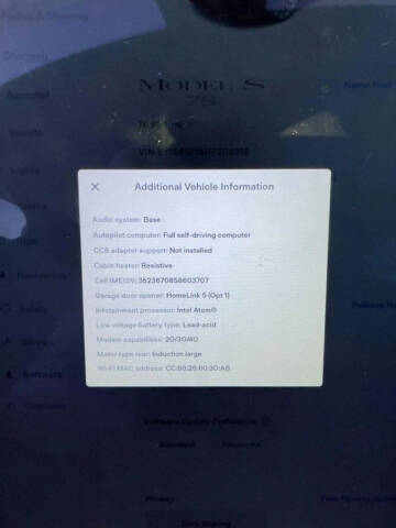 2017 Tesla Model S 75