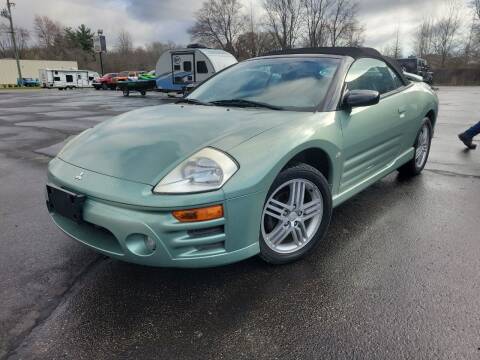 2003 Mitsubishi Eclipse Spyder for sale at Cruisin' Auto Sales in Madison IN