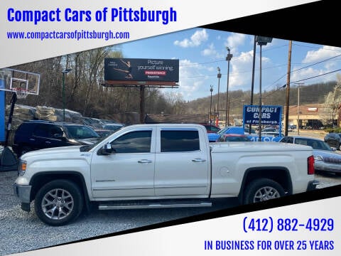 2015 GMC Sierra 1500 for sale at Compact Cars of Pittsburgh in Pittsburgh PA