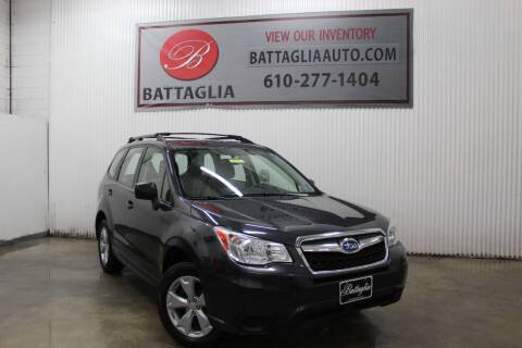 2016 Subaru Forester for sale at Battaglia Auto Sales in Plymouth Meeting PA