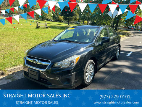 2013 Subaru Impreza for sale at STRAIGHT MOTOR SALES INC in Paterson NJ