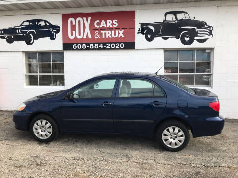 2005 Toyota Corolla for sale at Cox Cars & Trux in Edgerton WI