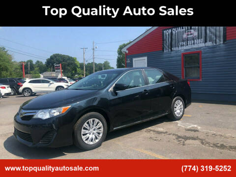 2012 Toyota Camry for sale at Top Quality Auto Sales in Westport MA
