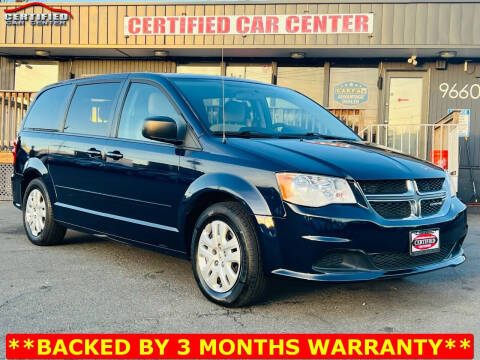 2015 Dodge Grand Caravan for sale at CERTIFIED CAR CENTER in Fairfax VA