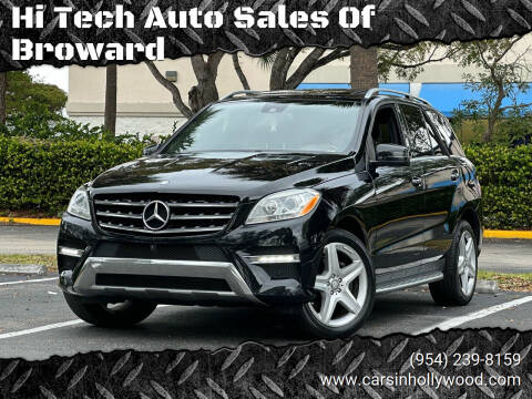 2015 Mercedes-Benz M-Class for sale at Hi Tech Auto Sales Of Broward in Hollywood FL