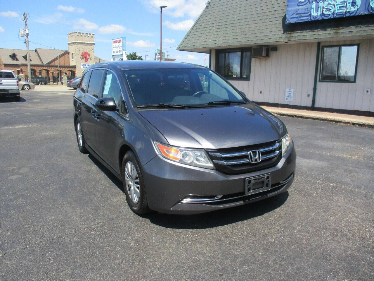Dk. Gray 2016 Honda Odyssey LX LX 4dr Mini-Van 2