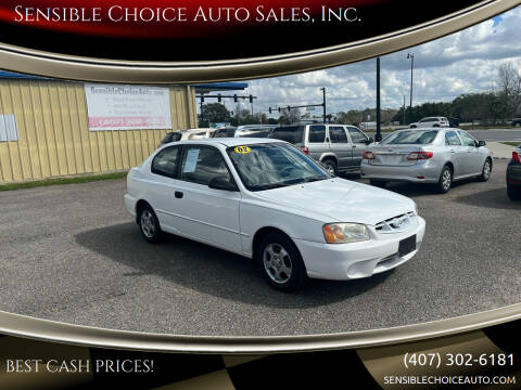 2002 Hyundai Accent for sale at Sensible Choice Auto Sales, Inc. in Longwood FL