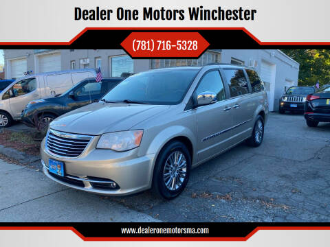 2013 Chrysler Town and Country for sale at Dealer One Motors Winchester in Winchester MA