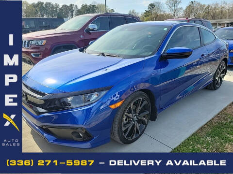 2020 Honda Civic for sale at Impex Auto Sales in Greensboro NC