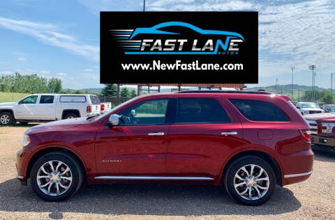 2018 Dodge Durango for sale at FAST LANE AUTOS in Spearfish SD