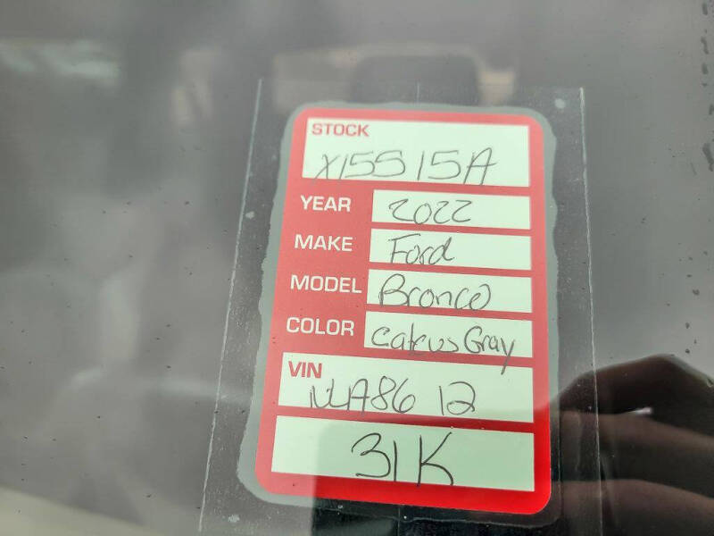 2022 Ford Bronco Wildtrak Advanced