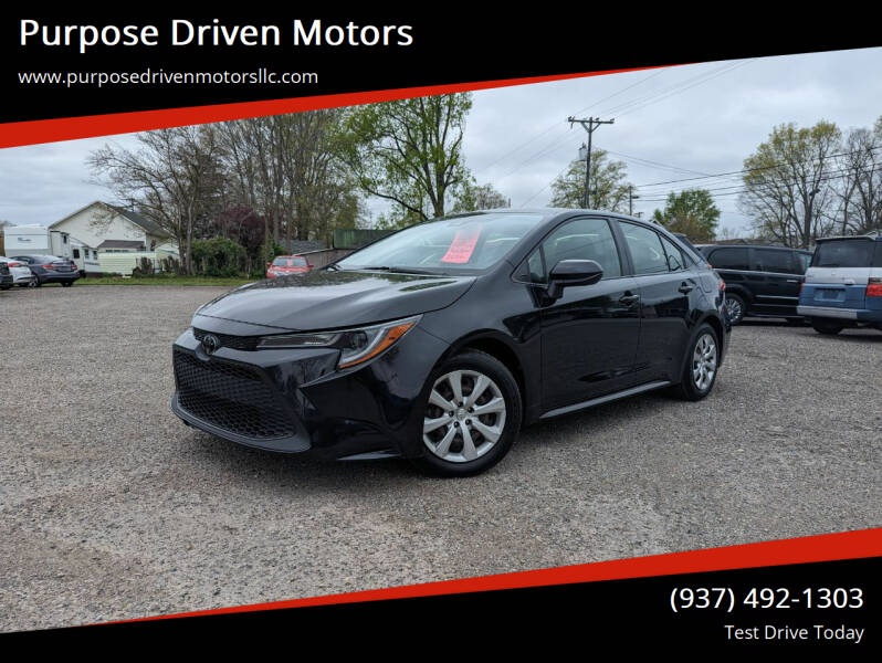 2020 Toyota Corolla for sale at Purpose Driven Motors in Sidney OH