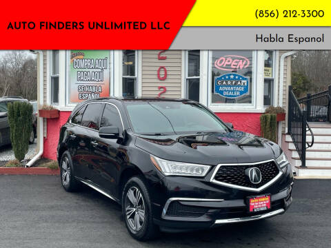 2017 Acura MDX for sale at Auto Finders Unlimited LLC in Vineland NJ