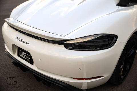 2022 Porsche 718 Boxster Spyder