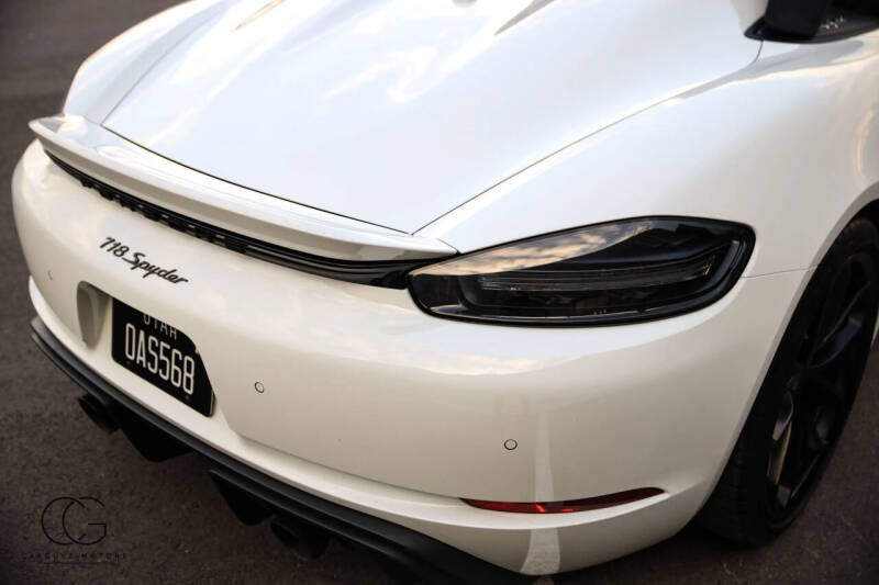 2022 Porsche 718 Boxster Spyder