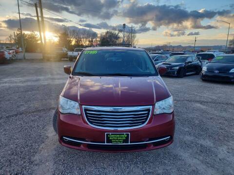 2014 Chrysler Town and Country for sale at Canyon View Auto Sales in Cedar City UT