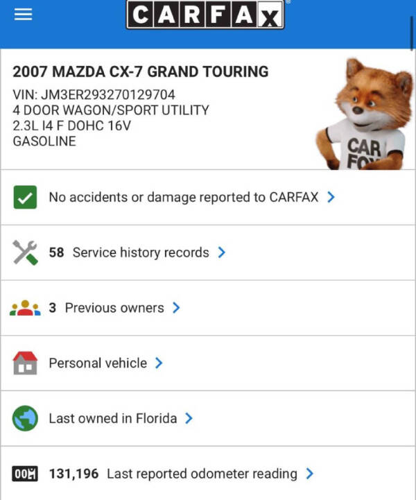 2007 Mazda CX-7