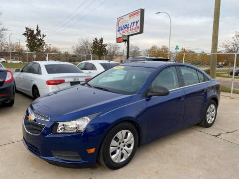 2012 Chevrolet Cruze for sale at QUALITY AUTO SALES in Wayne MI