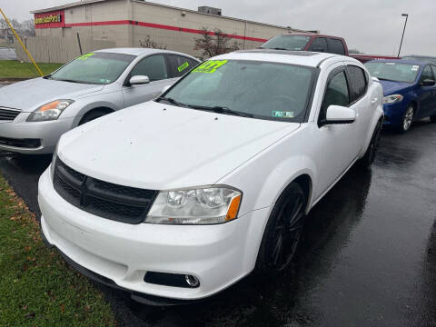 2012 Dodge Avenger for sale at McNamara Auto Sales - Kenneth Road Lot in York PA