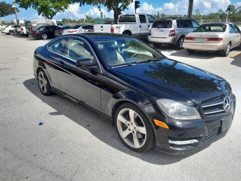 2014 Mercedes-Benz C-Class for sale at LAND & SEA BROKERS INC in Pompano Beach FL