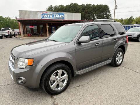2010 Ford Escape for sale at Greenbrier Auto Sales in Greenbrier AR