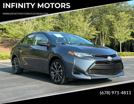 2018 Toyota Corolla for sale at INFINITY MOTORS in Gainesville GA
