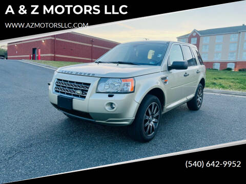 2008 Land Rover LR2 for sale at A & Z MOTORS LLC in Fredericksburg VA