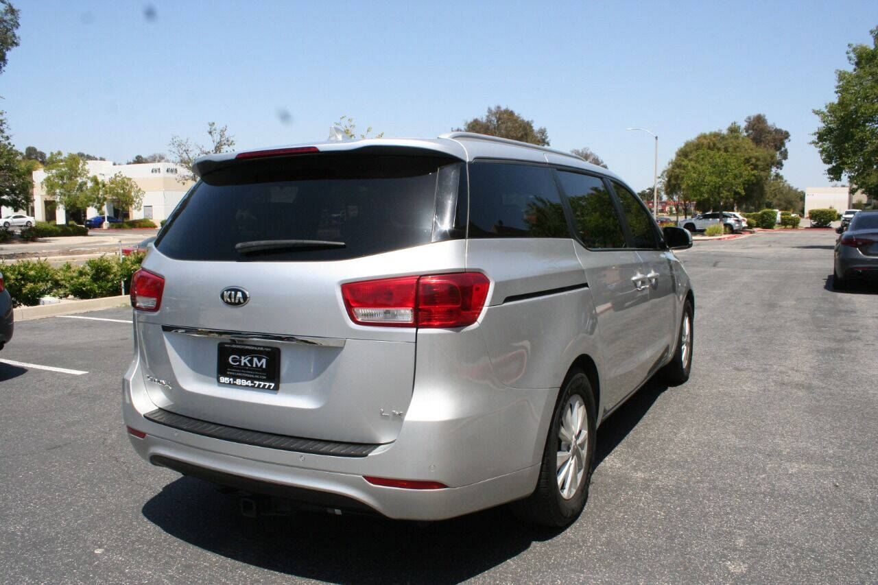 2016 Kia Sedona for sale at CK Motors in Murrieta, CA