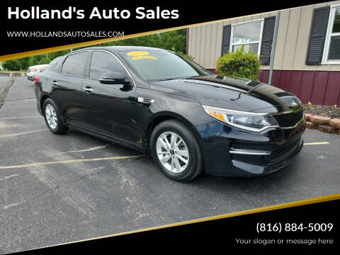 2017 Kia Optima for sale at Holland's Auto Sales in Harrisonville MO