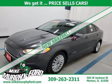 2015 Ford Fusion Hybrid for sale at Mike Murphy Ford in Morton IL