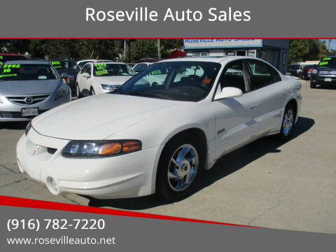 2001 Pontiac Bonneville for sale at Roseville Auto Sales in Roseville CA