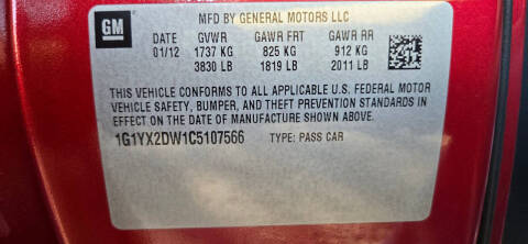 2012 Chevrolet Corvette Z16 Grand Sport