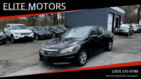 2012 Honda Accord for sale at ELITE MOTORS in West Haven CT