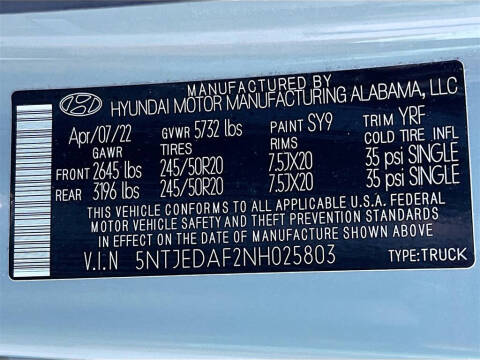 2022 Hyundai Santa Cruz Limited