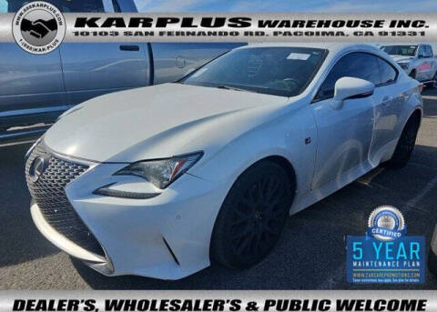 2017 Lexus RC 200t for sale at Karplus Warehouse in Pacoima CA