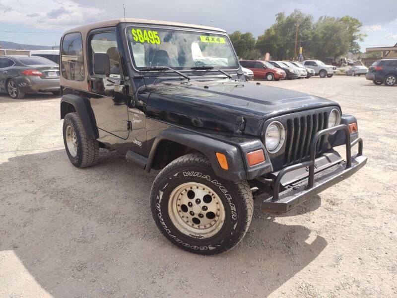 1999 Jeep Wrangler for sale at Canyon View Auto Sales in Cedar City UT