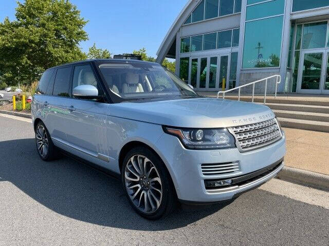 2016 Land Rover Range Rover for sale at Motorcars Washington in Chantilly VA