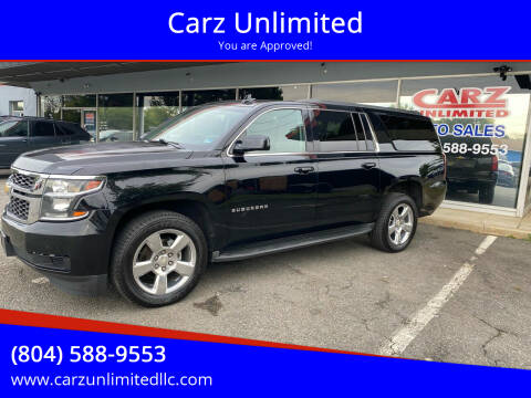 2016 Chevrolet Suburban for sale at Carz Unlimited in Richmond VA