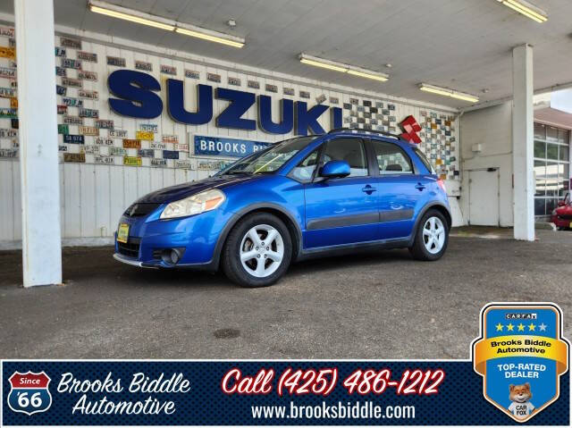 Blue 2007 Suzuki SX4 Crossover Base 1