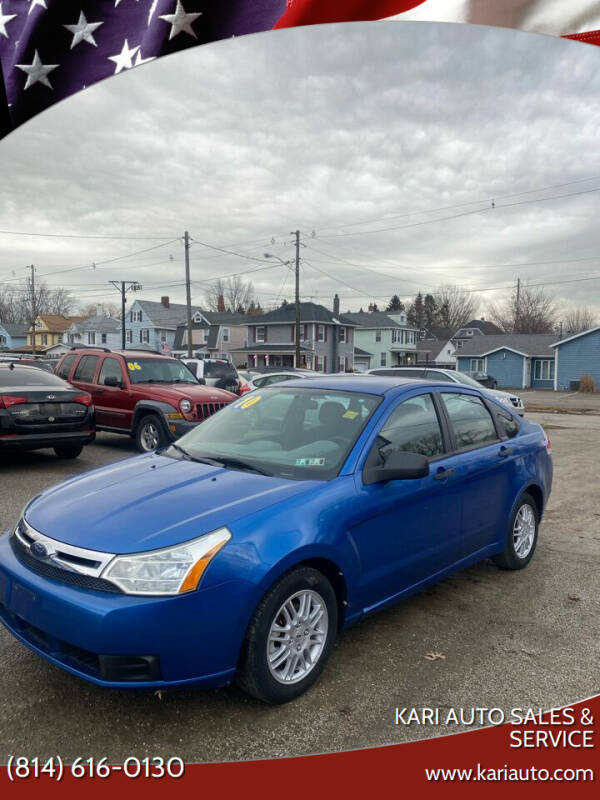 2010 Ford Focus for sale at Kari Auto Sales & Service in Erie PA