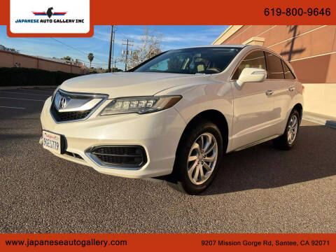 2016 Acura RDX for sale at Japanese Auto Gallery Inc in Santee CA