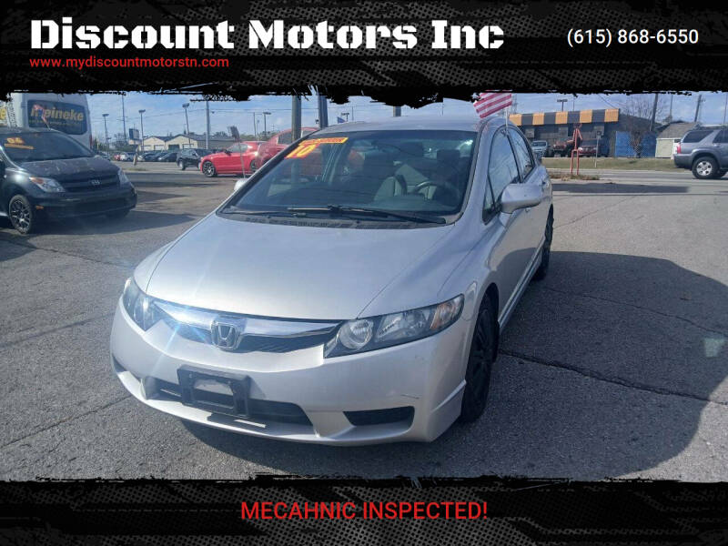 2010 Honda Civic for sale at Discount Motors Inc in Madison TN