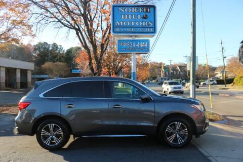 2018 Acura MDX for sale at NORTH HILLS MOTORS in Raleigh NC